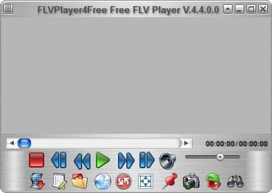Flash Player - FLVPlayer4Free Main Window