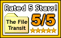 Filetransit 5 stars award